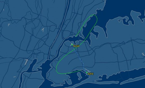 Flying from JFK to LGA is still faster than driving on the Van Wyck